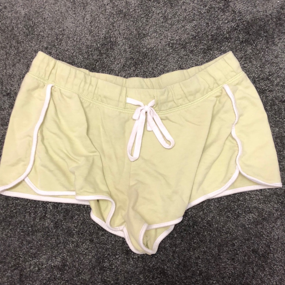 Light green shorts